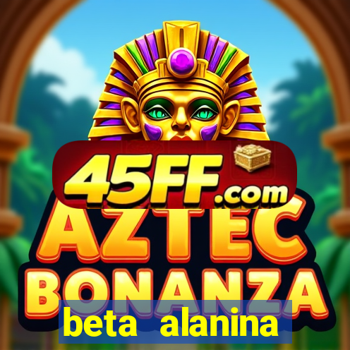 beta alanina aumenta a pressao